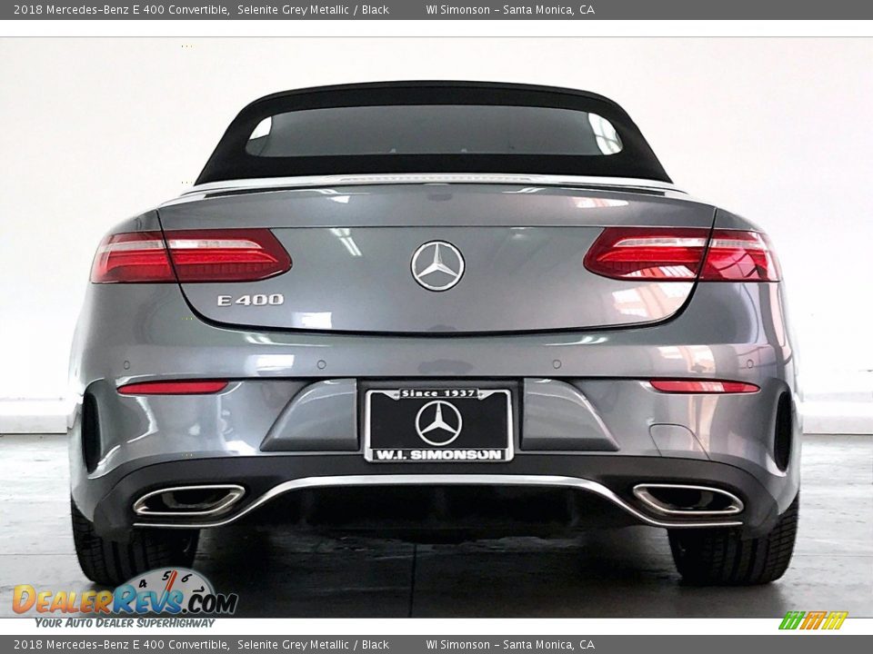 2018 Mercedes-Benz E 400 Convertible Selenite Grey Metallic / Black Photo #3