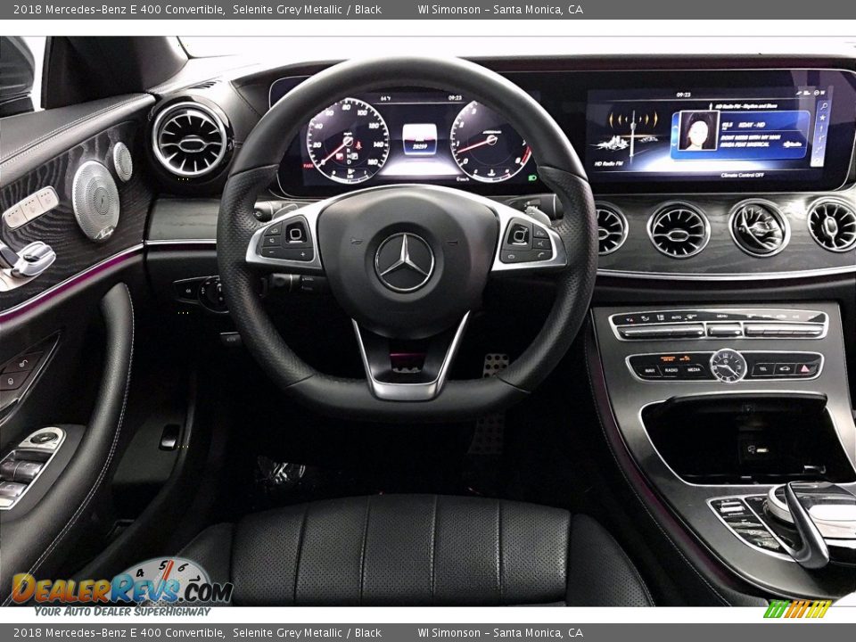 2018 Mercedes-Benz E 400 Convertible Selenite Grey Metallic / Black Photo #4