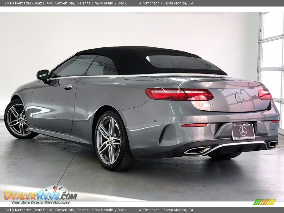 2018 Mercedes-Benz E 400 Convertible Selenite Grey Metallic / Black Photo #10