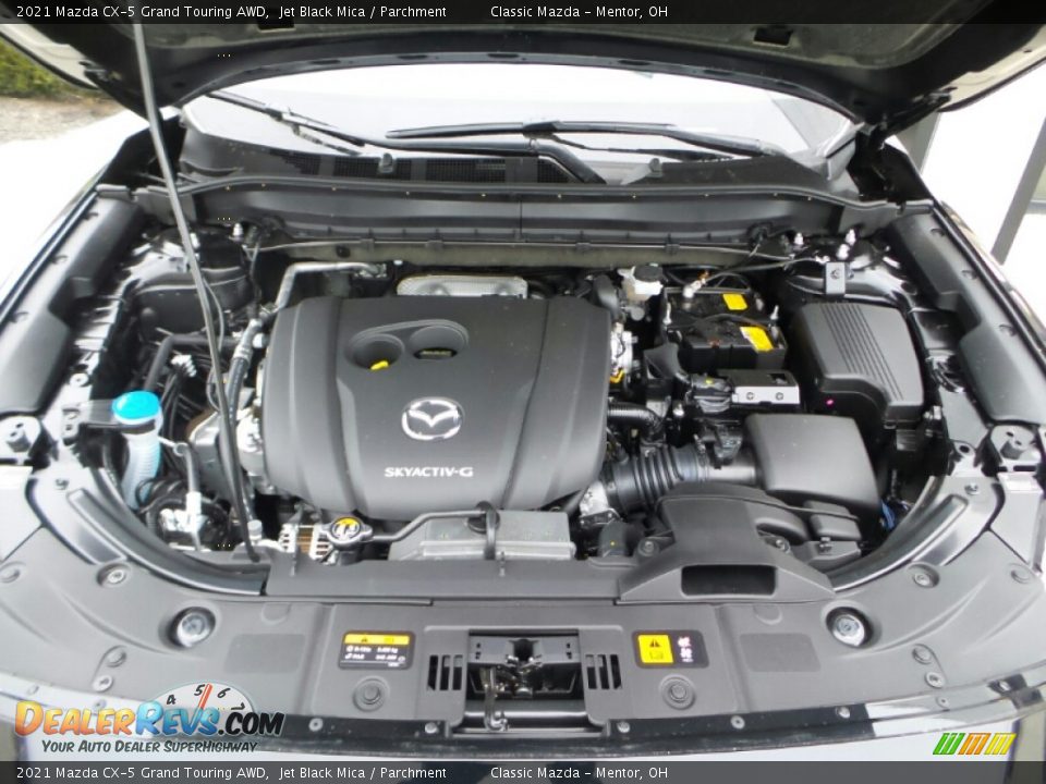 2021 Mazda CX-5 Grand Touring AWD 2.5 Liter SKYACTIV-G DI DOHC 16-Valve VVT 4 Cylinder Engine Photo #9