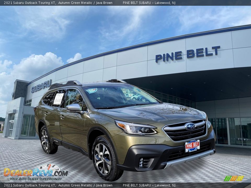 2021 Subaru Outback Touring XT Autumn Green Metallic / Java Brown Photo #1