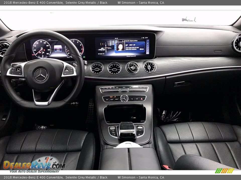 2018 Mercedes-Benz E 400 Convertible Selenite Grey Metallic / Black Photo #15