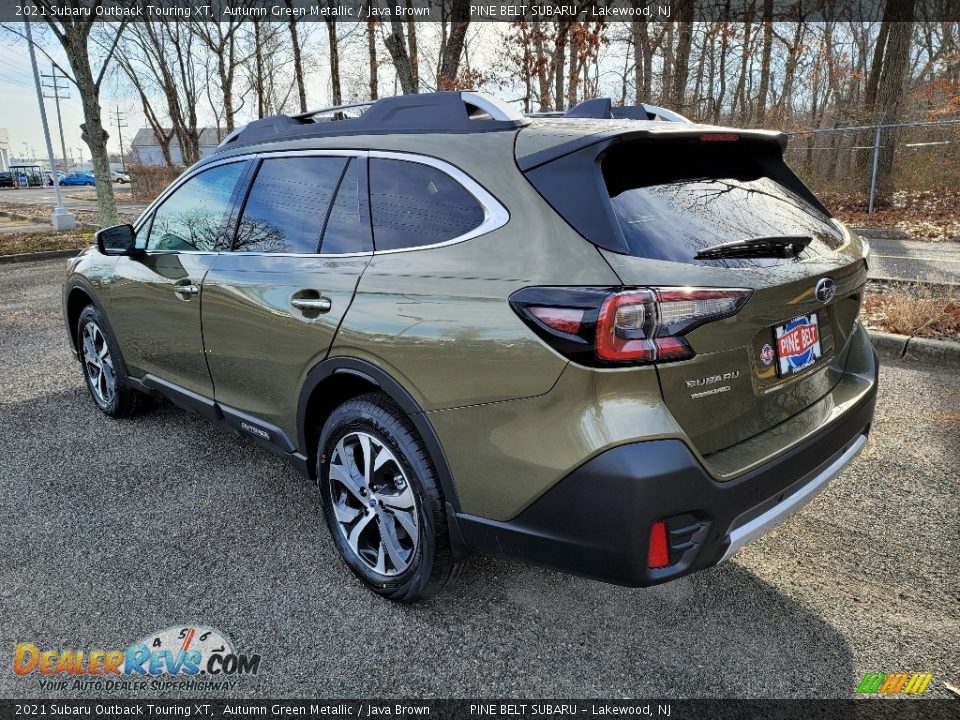 2021 Subaru Outback Touring XT Autumn Green Metallic / Java Brown Photo #6