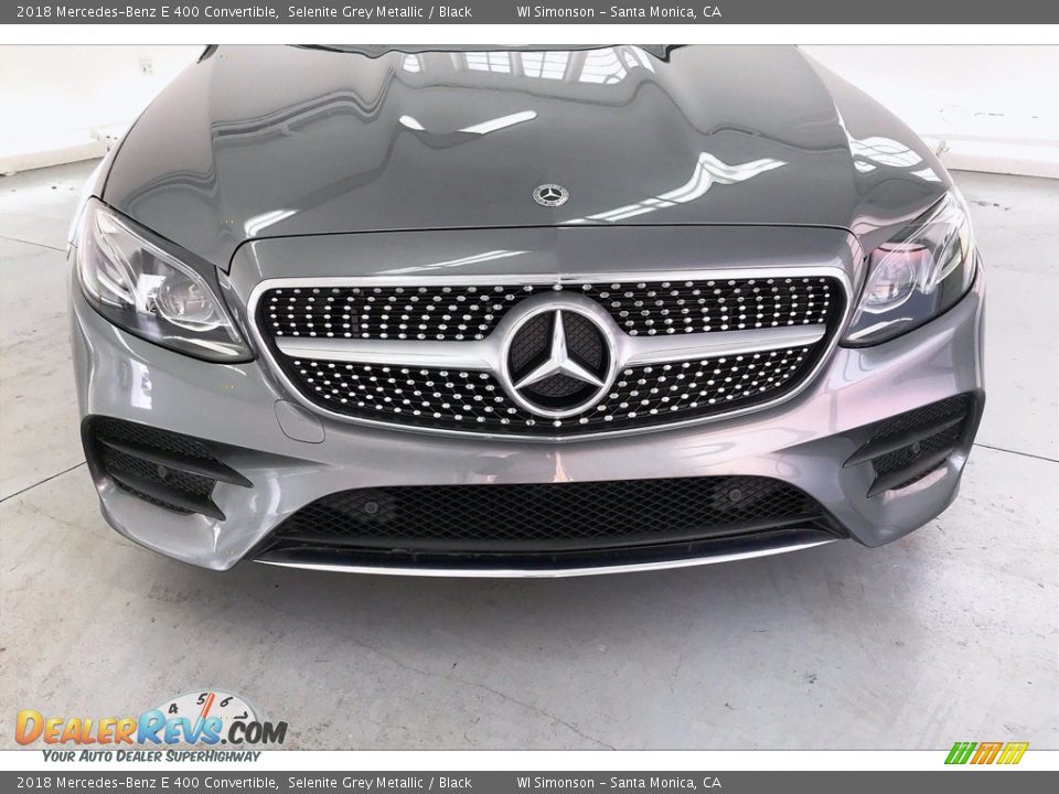 2018 Mercedes-Benz E 400 Convertible Selenite Grey Metallic / Black Photo #30