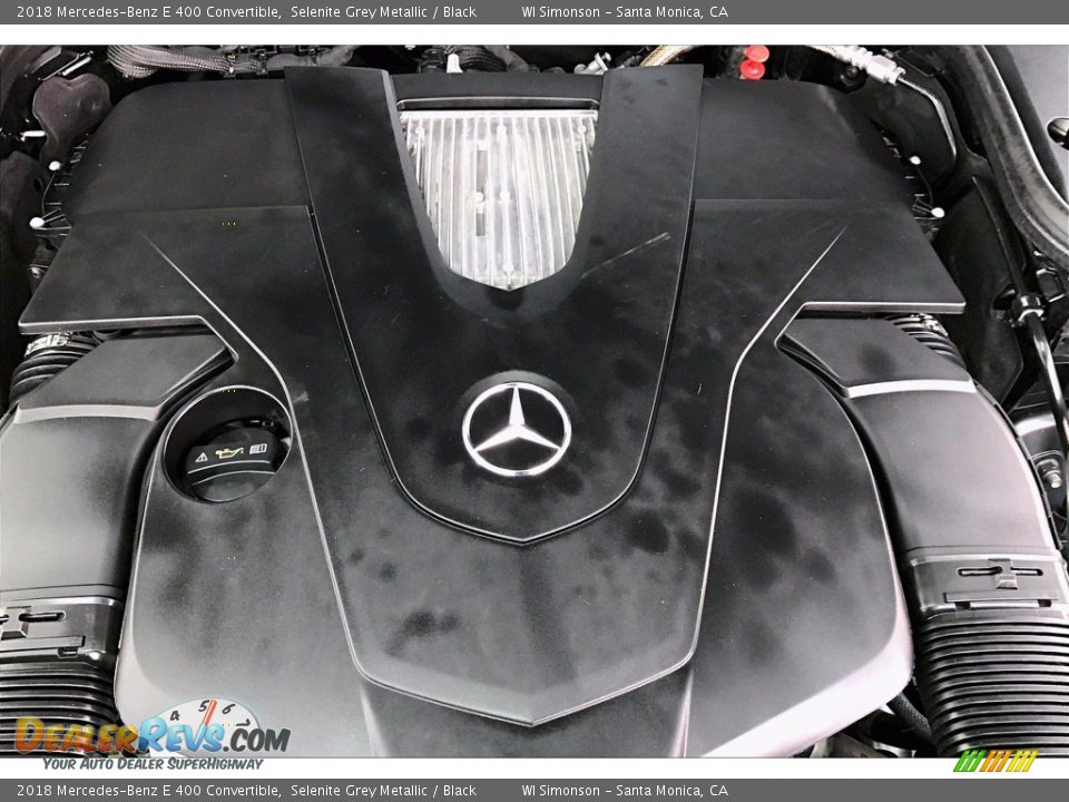 2018 Mercedes-Benz E 400 Convertible Selenite Grey Metallic / Black Photo #32