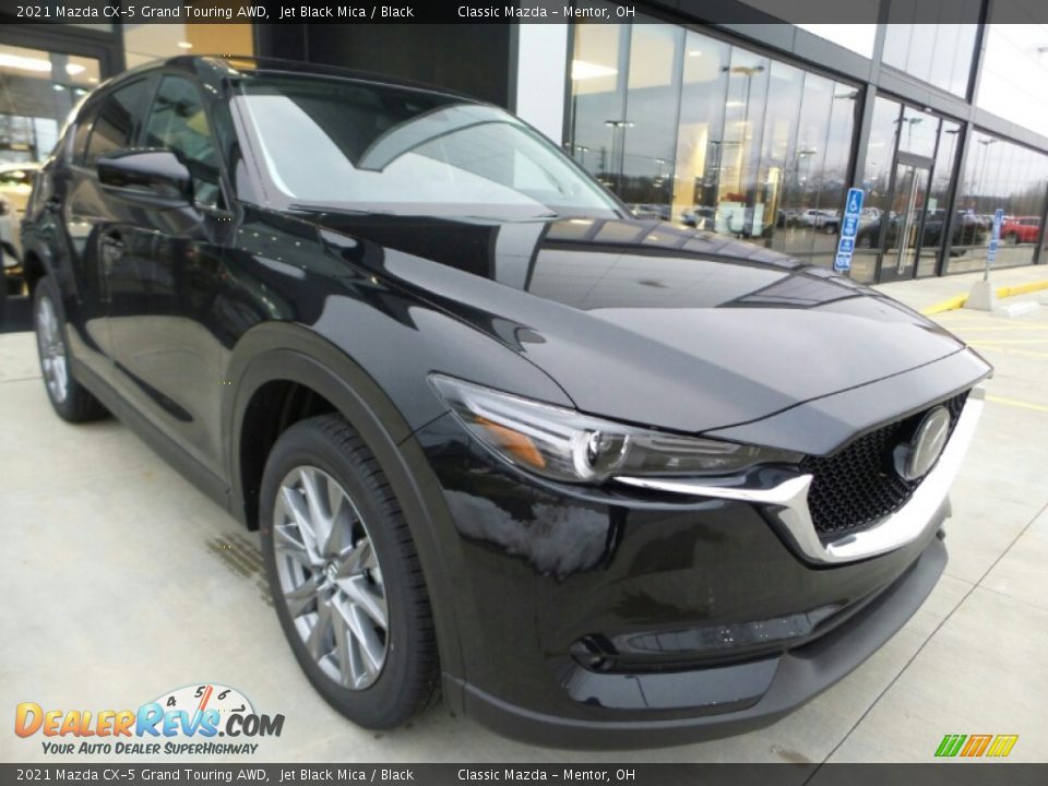 2021 Mazda CX-5 Grand Touring AWD Jet Black Mica / Black Photo #3