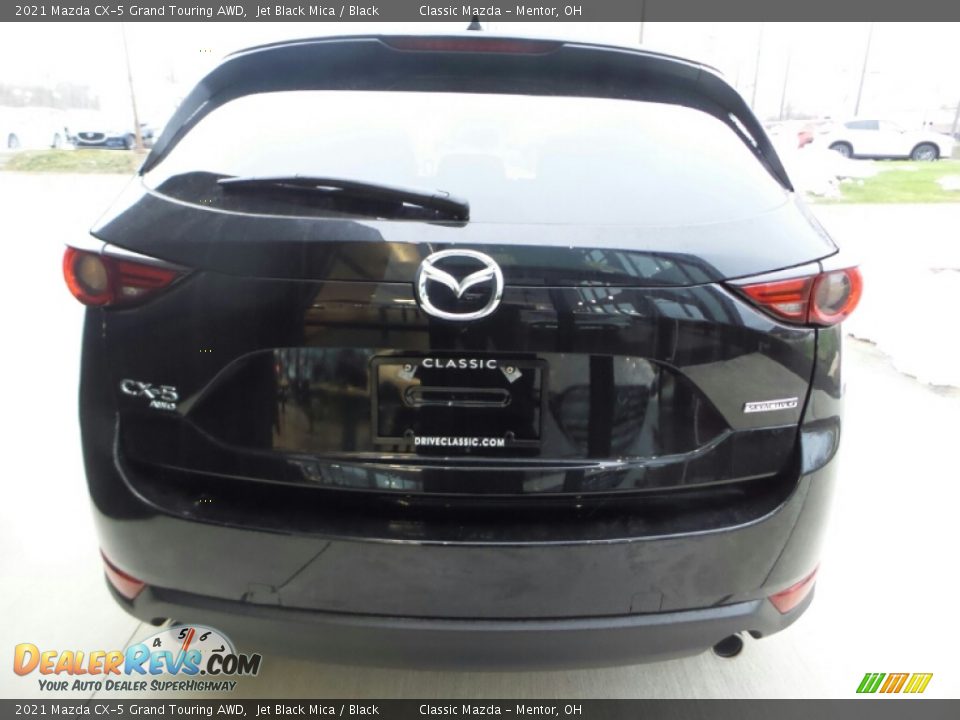 2021 Mazda CX-5 Grand Touring AWD Jet Black Mica / Black Photo #6