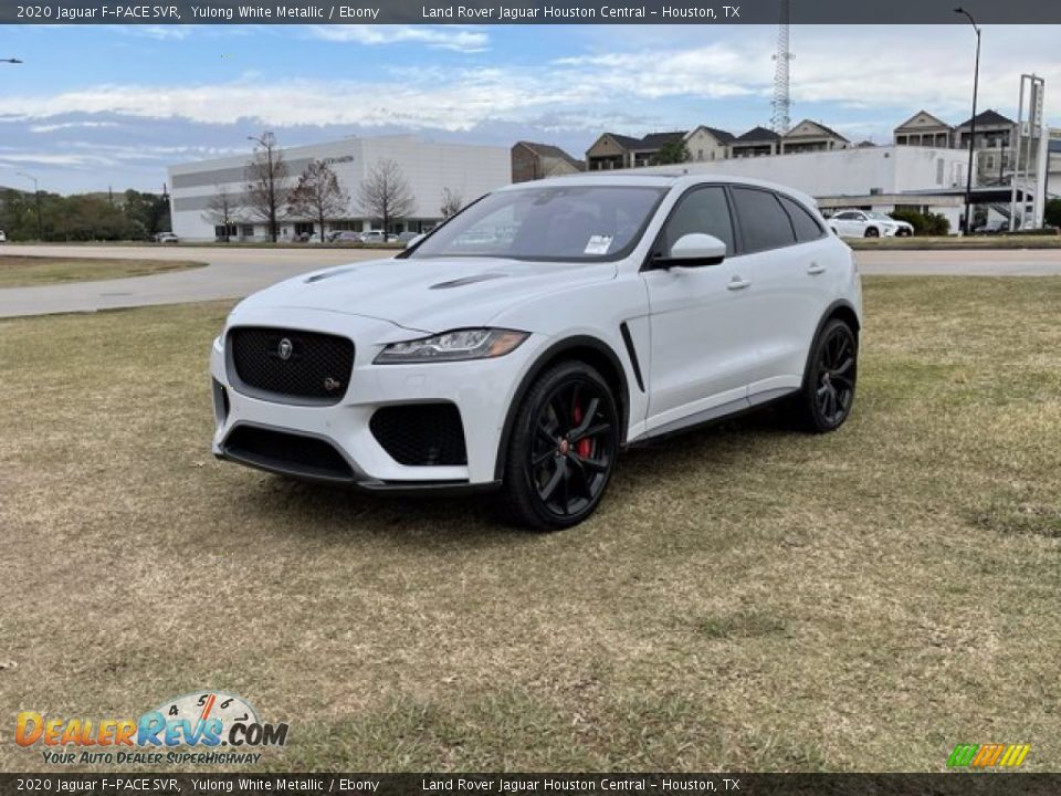 2020 Jaguar F-PACE SVR Yulong White Metallic / Ebony Photo #1