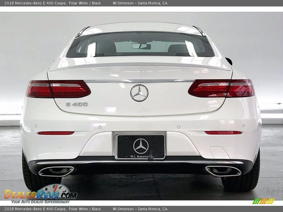 2018 Mercedes-Benz E 400 Coupe Polar White / Black Photo #3