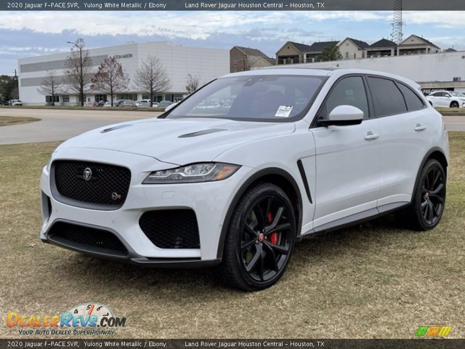 2020 Jaguar F-PACE SVR Yulong White Metallic / Ebony Photo #2