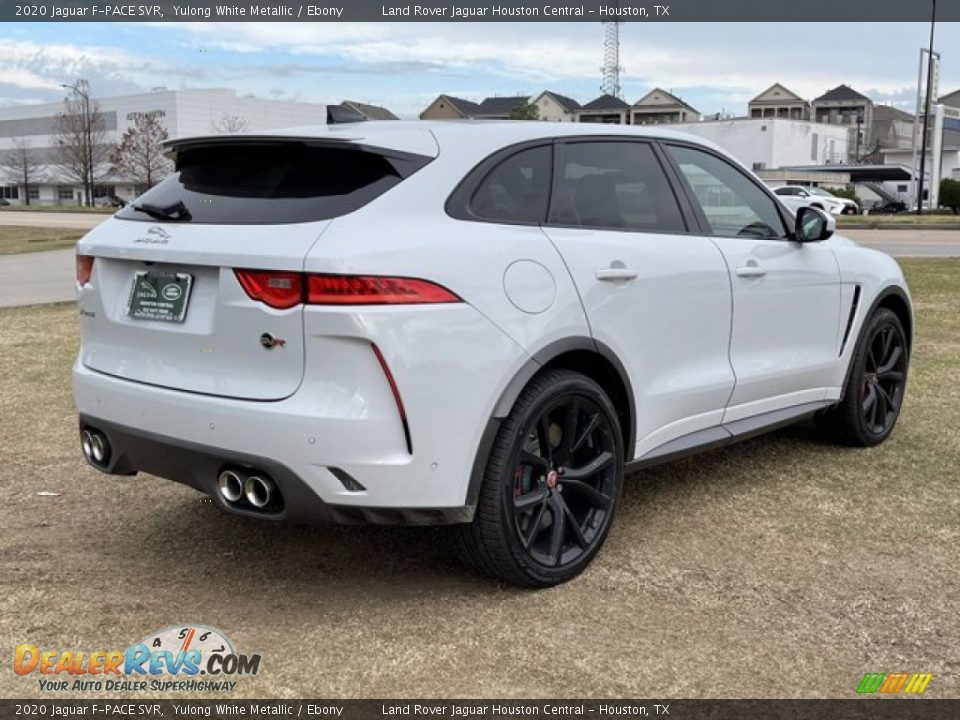 2020 Jaguar F-PACE SVR Yulong White Metallic / Ebony Photo #3