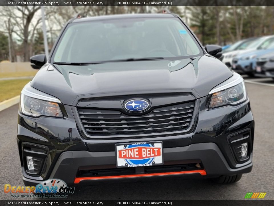 2021 Subaru Forester 2.5i Sport Crystal Black Silica / Gray Photo #3