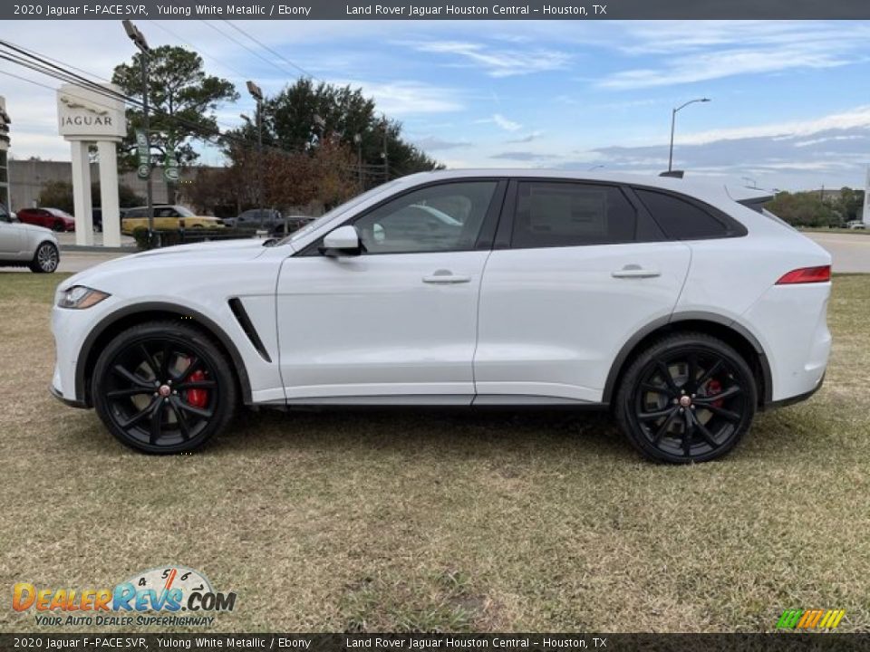 2020 Jaguar F-PACE SVR Yulong White Metallic / Ebony Photo #7