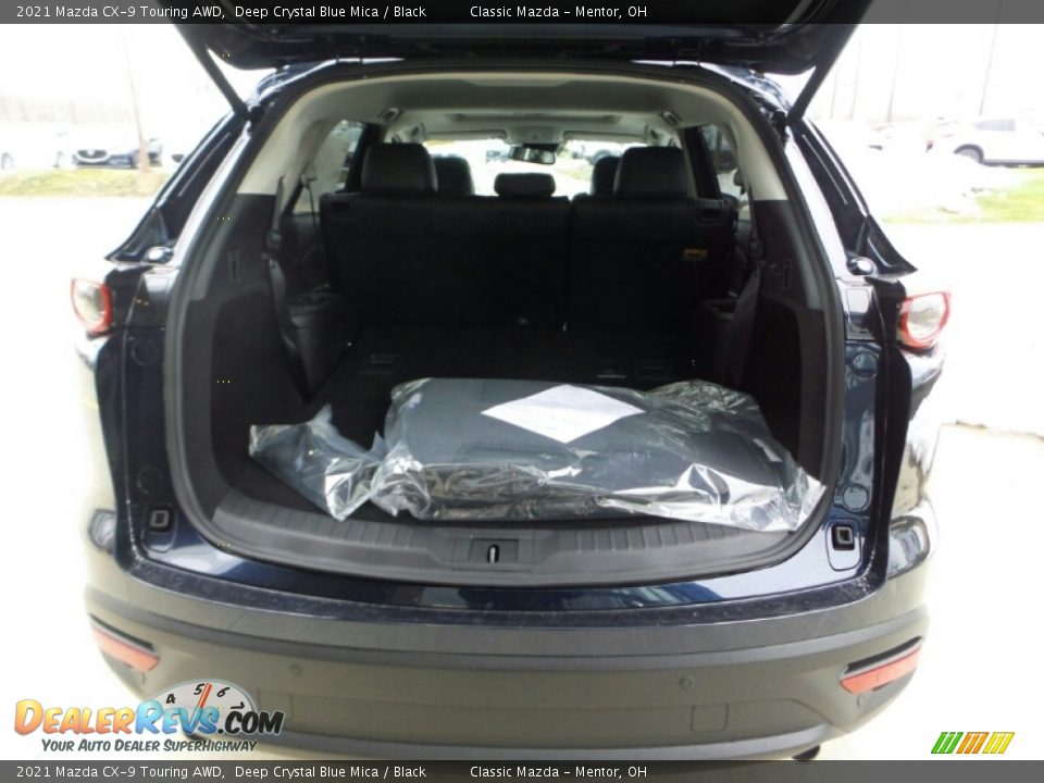2021 Mazda CX-9 Touring AWD Deep Crystal Blue Mica / Black Photo #5