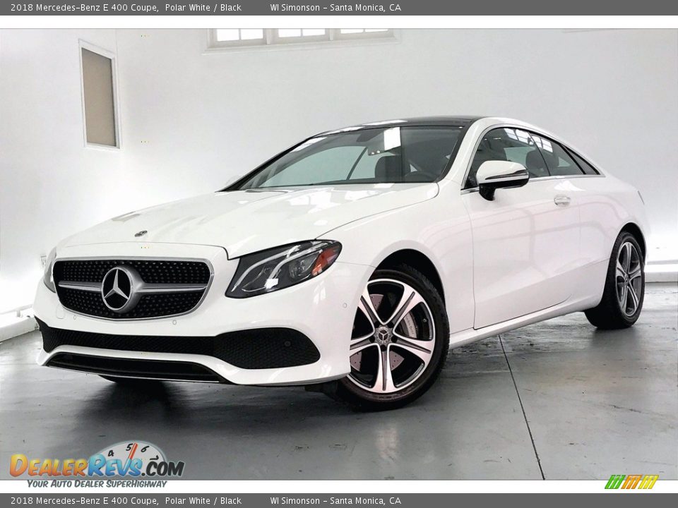 2018 Mercedes-Benz E 400 Coupe Polar White / Black Photo #12