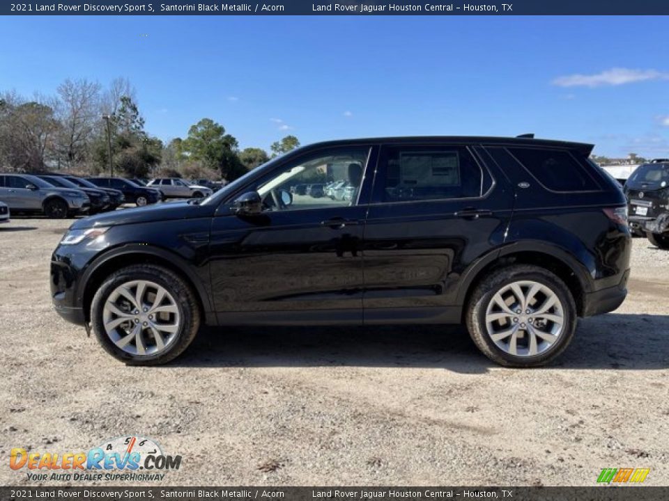 2021 Land Rover Discovery Sport S Santorini Black Metallic / Acorn Photo #7