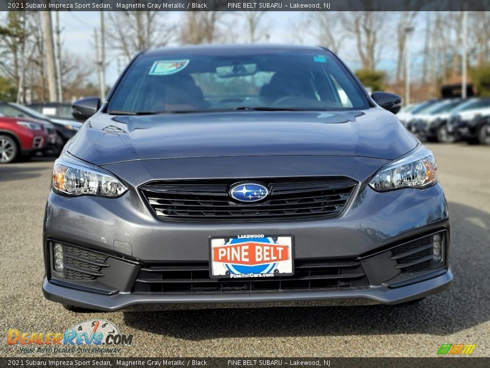 2021 Subaru Impreza Sport Sedan Magnetite Gray Metallic / Black Photo #3