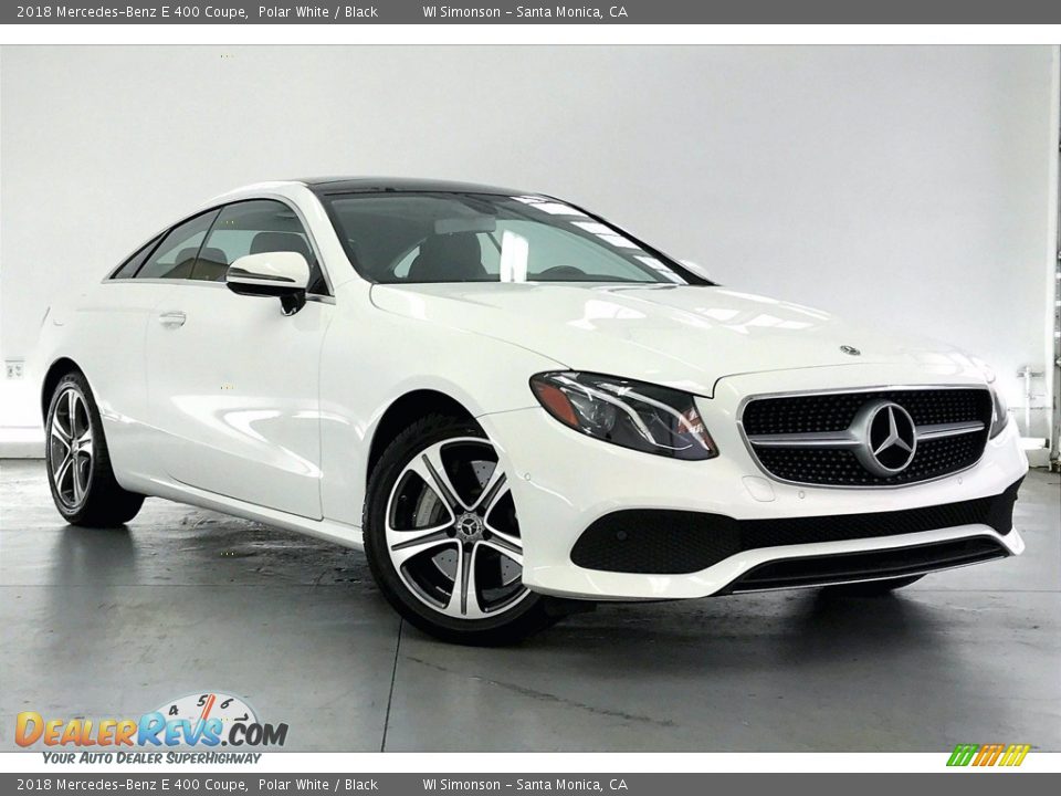 2018 Mercedes-Benz E 400 Coupe Polar White / Black Photo #34