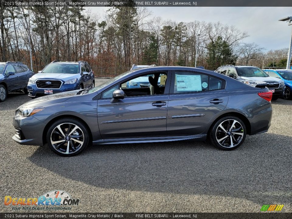 2021 Subaru Impreza Sport Sedan Magnetite Gray Metallic / Black Photo #4