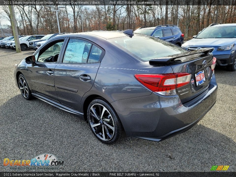 2021 Subaru Impreza Sport Sedan Magnetite Gray Metallic / Black Photo #6