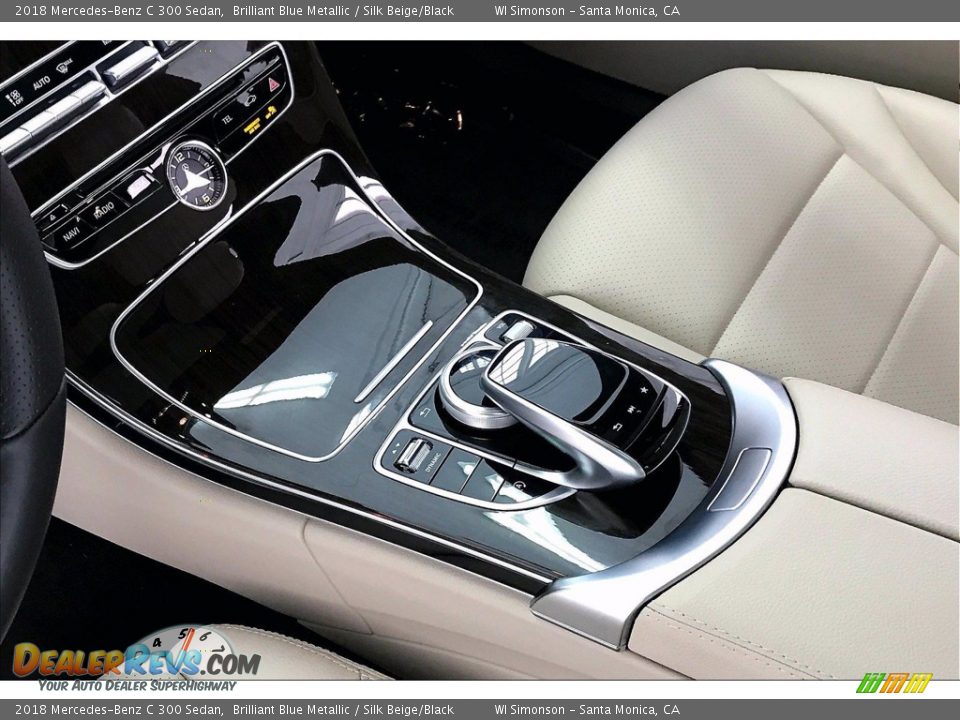 2018 Mercedes-Benz C 300 Sedan Brilliant Blue Metallic / Silk Beige/Black Photo #17