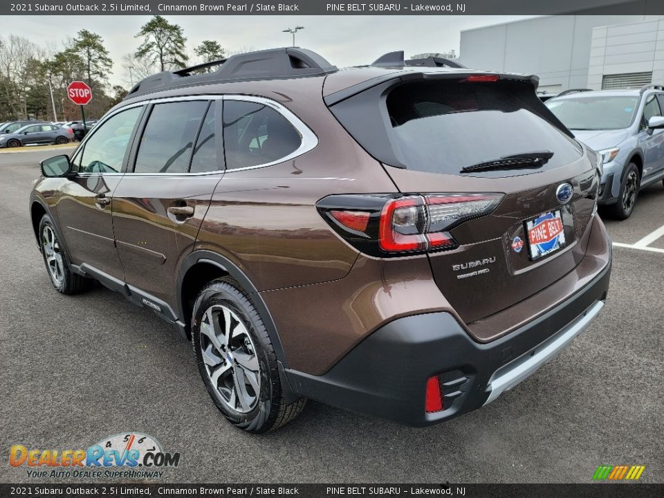 2021 Subaru Outback 2.5i Limited Cinnamon Brown Pearl / Slate Black Photo #6