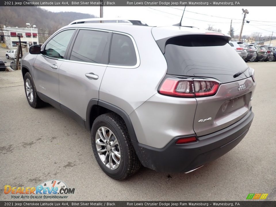 2021 Jeep Cherokee Latitude Lux 4x4 Billet Silver Metallic / Black Photo #4