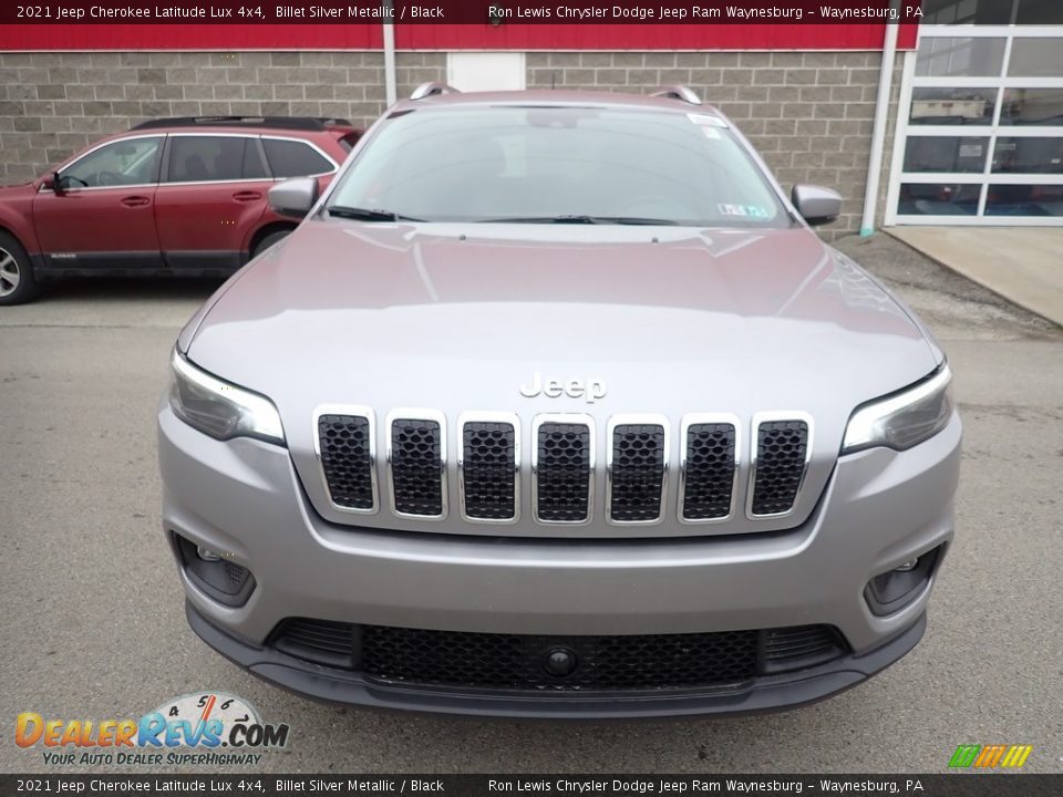 2021 Jeep Cherokee Latitude Lux 4x4 Billet Silver Metallic / Black Photo #9