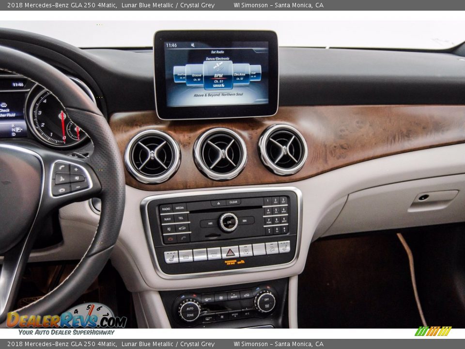 2018 Mercedes-Benz GLA 250 4Matic Lunar Blue Metallic / Crystal Grey Photo #5