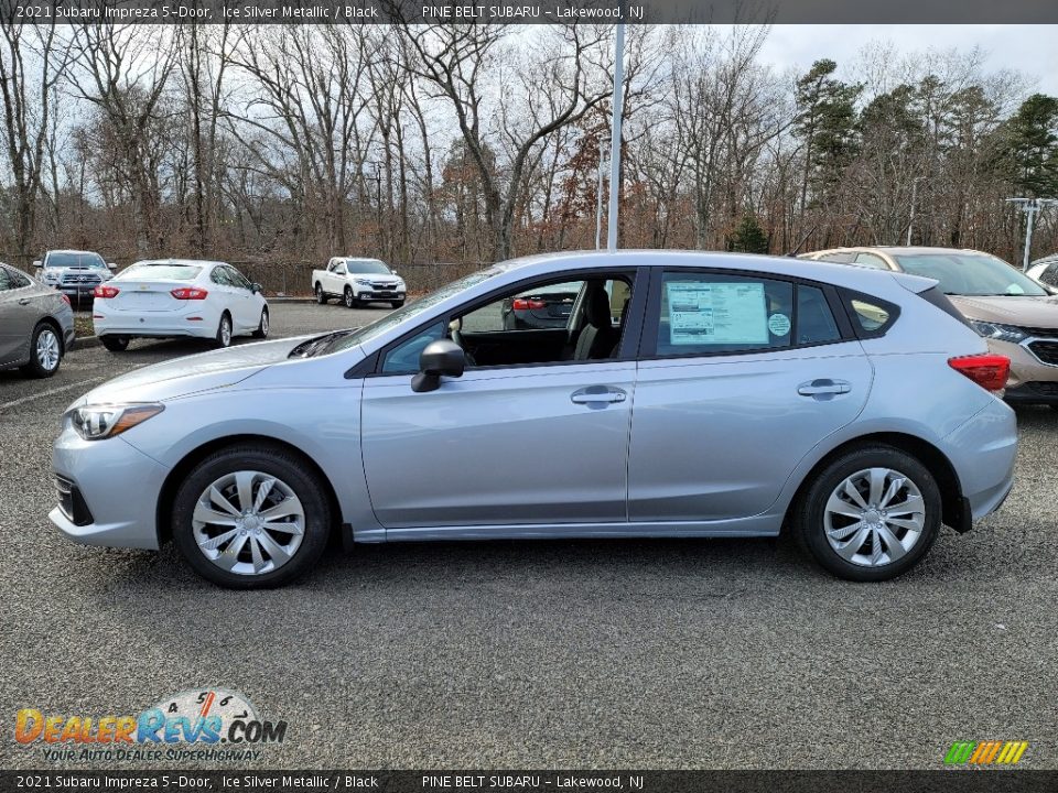 2021 Subaru Impreza 5-Door Ice Silver Metallic / Black Photo #4