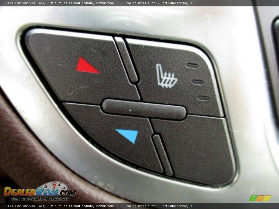 2011 Cadillac SRX FWD Platinum Ice Tricoat / Shale/Brownstone Photo #4