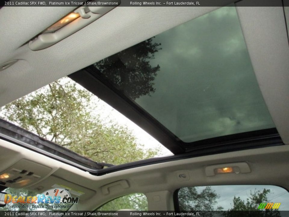 2011 Cadillac SRX FWD Platinum Ice Tricoat / Shale/Brownstone Photo #6