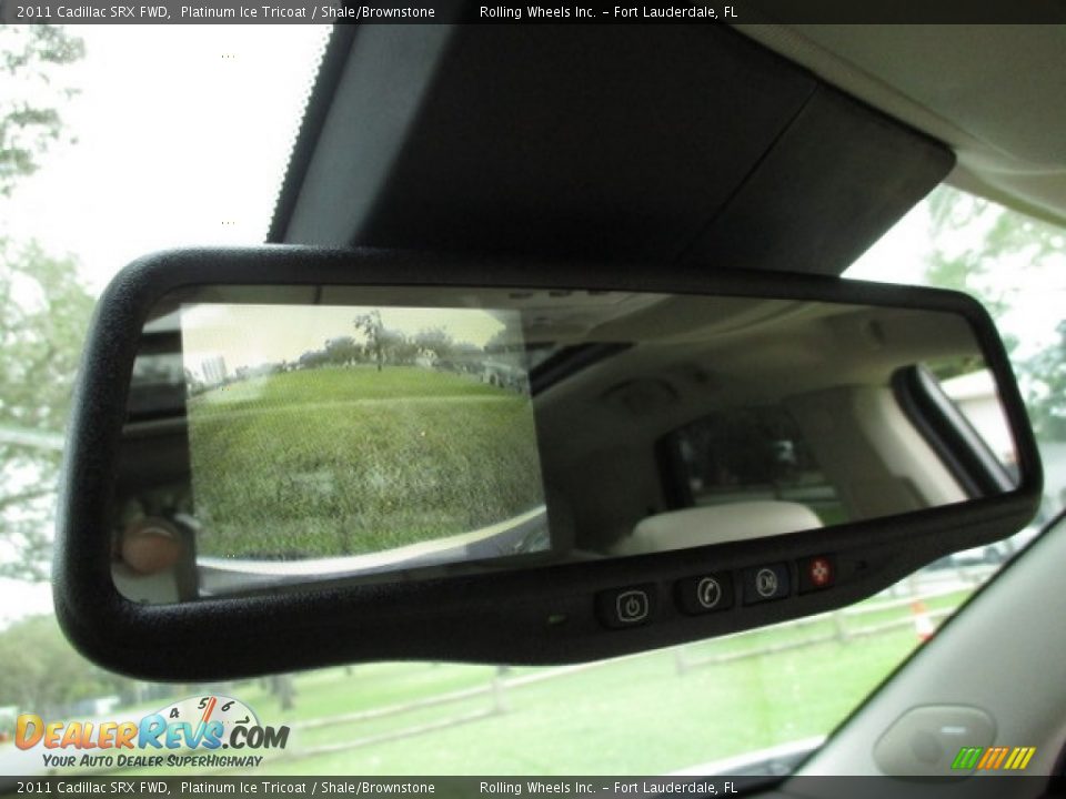2011 Cadillac SRX FWD Platinum Ice Tricoat / Shale/Brownstone Photo #8