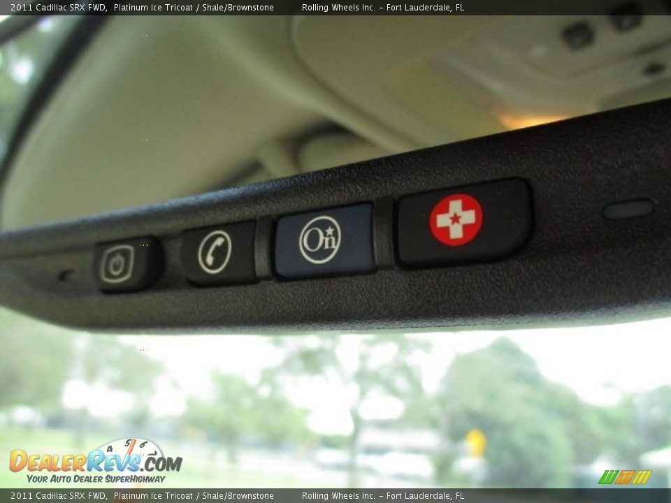 2011 Cadillac SRX FWD Platinum Ice Tricoat / Shale/Brownstone Photo #19