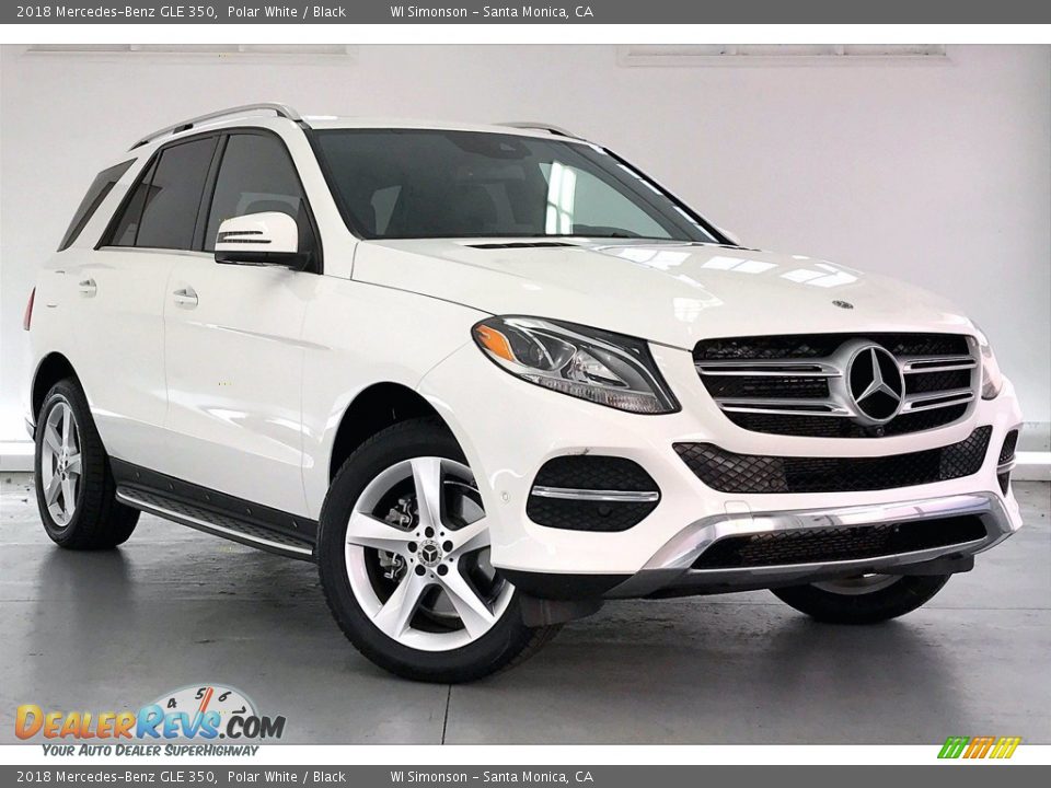 2018 Mercedes-Benz GLE 350 Polar White / Black Photo #34