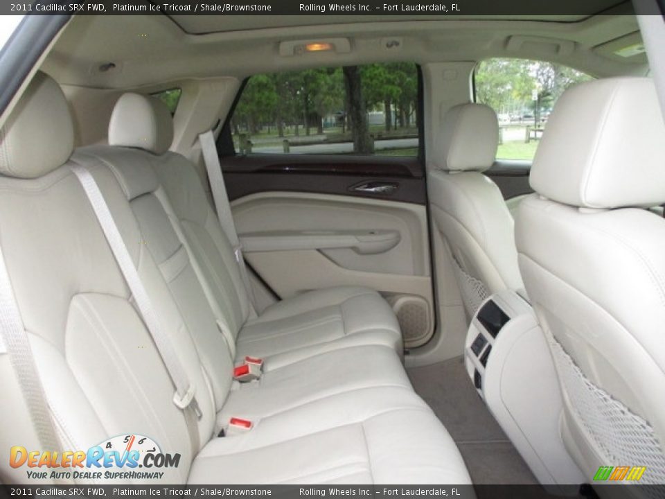 2011 Cadillac SRX FWD Platinum Ice Tricoat / Shale/Brownstone Photo #21