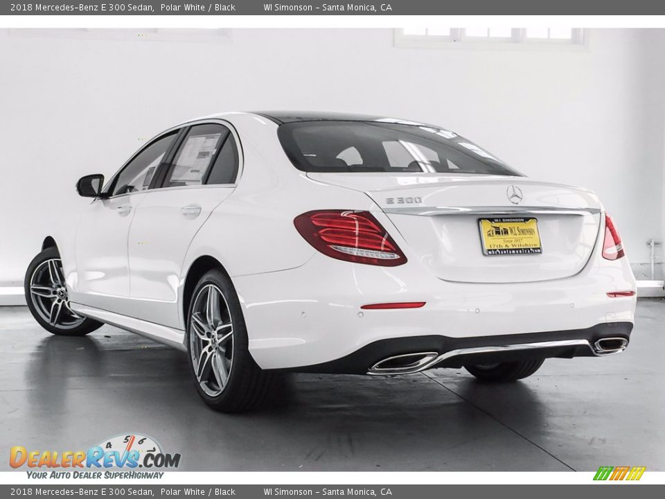 2018 Mercedes-Benz E 300 Sedan Polar White / Black Photo #3