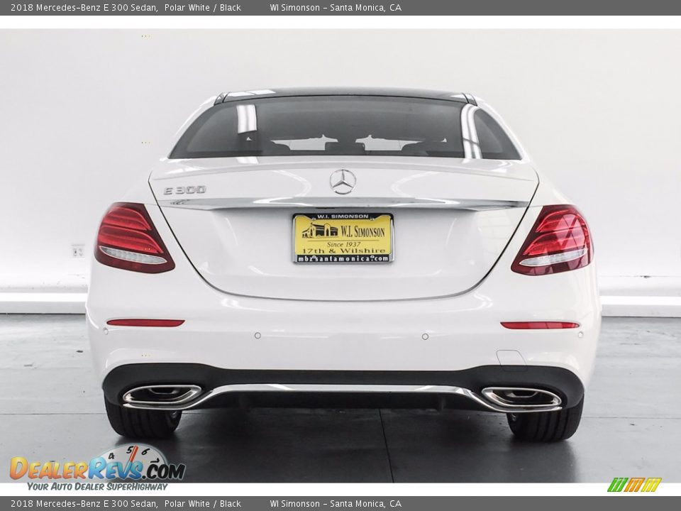 2018 Mercedes-Benz E 300 Sedan Polar White / Black Photo #4