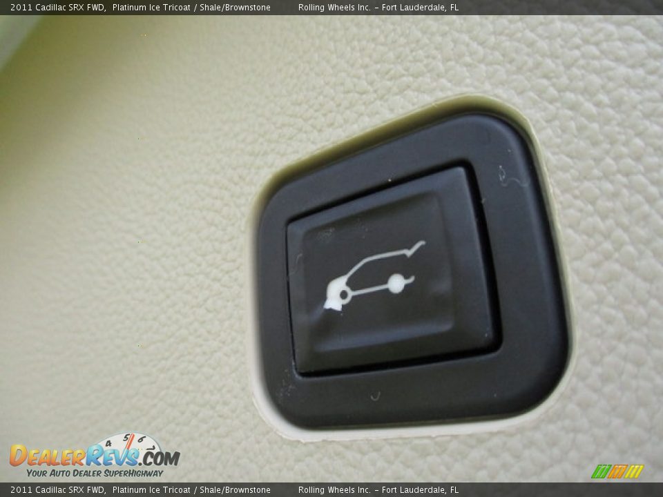 2011 Cadillac SRX FWD Platinum Ice Tricoat / Shale/Brownstone Photo #34
