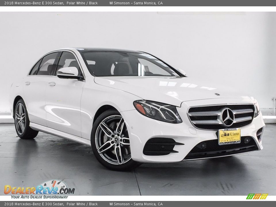 2018 Mercedes-Benz E 300 Sedan Polar White / Black Photo #12