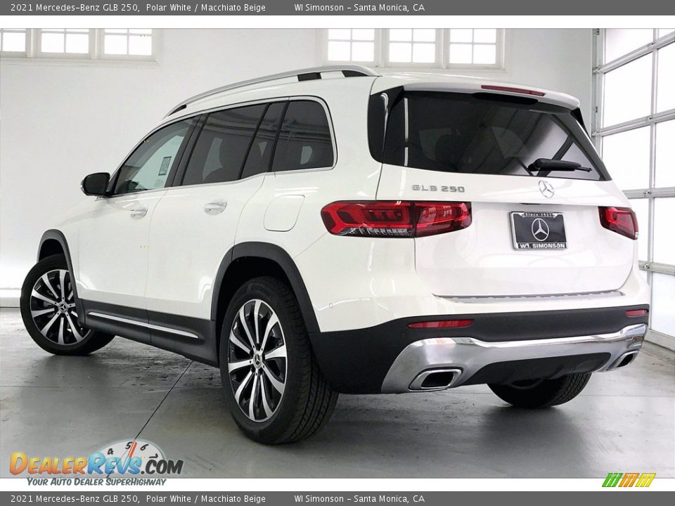 2021 Mercedes-Benz GLB 250 Polar White / Macchiato Beige Photo #2