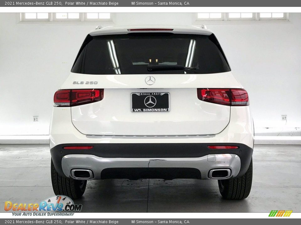 2021 Mercedes-Benz GLB 250 Polar White / Macchiato Beige Photo #3