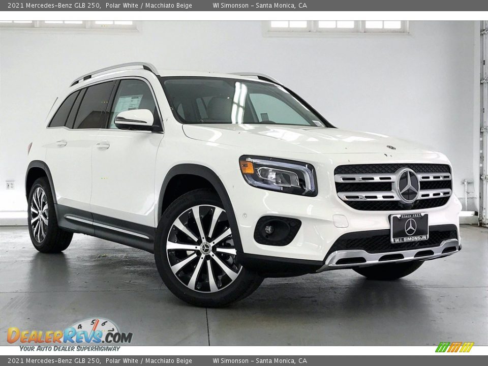 2021 Mercedes-Benz GLB 250 Polar White / Macchiato Beige Photo #10