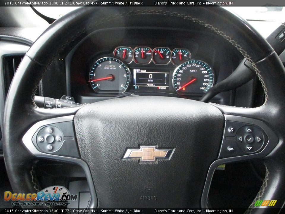 2015 Chevrolet Silverado 1500 LT Z71 Crew Cab 4x4 Summit White / Jet Black Photo #15