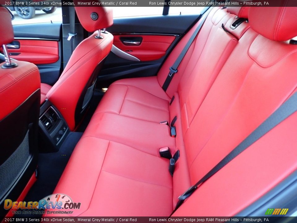 Rear Seat of 2017 BMW 3 Series 340i xDrive Sedan Photo #12