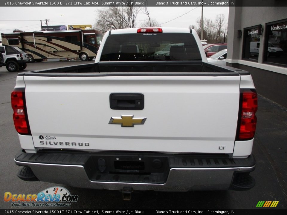 2015 Chevrolet Silverado 1500 LT Z71 Crew Cab 4x4 Summit White / Jet Black Photo #28