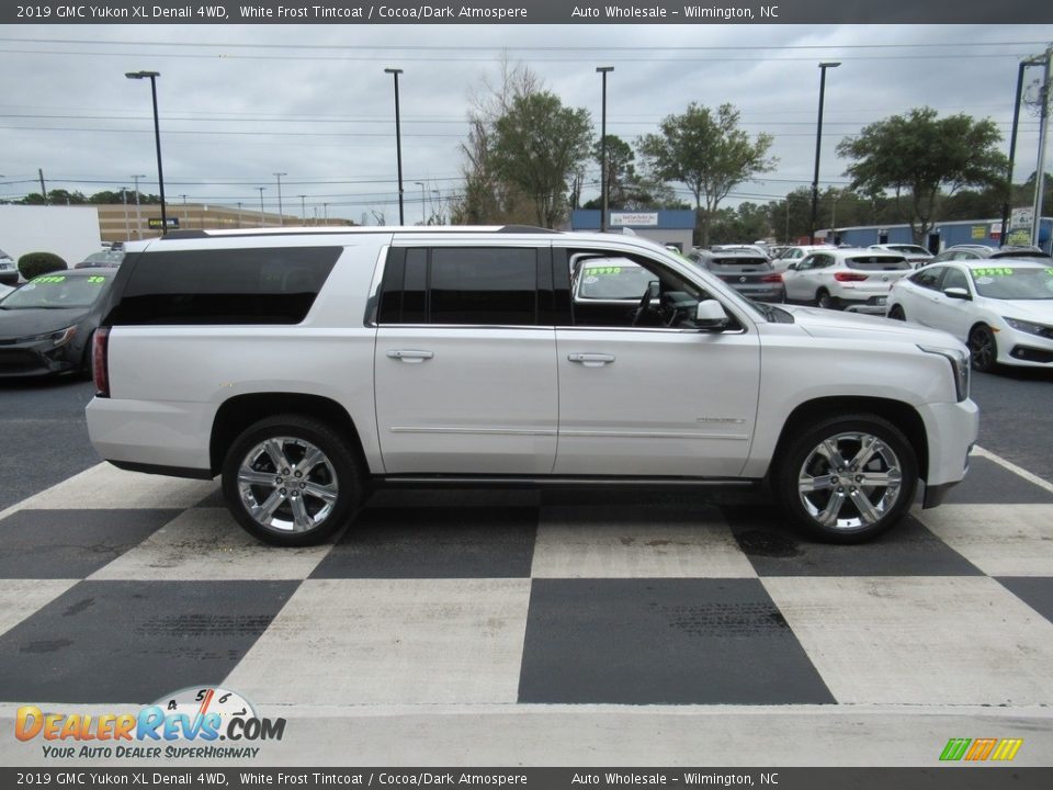 2019 GMC Yukon XL Denali 4WD White Frost Tintcoat / Cocoa/Dark Atmospere Photo #3