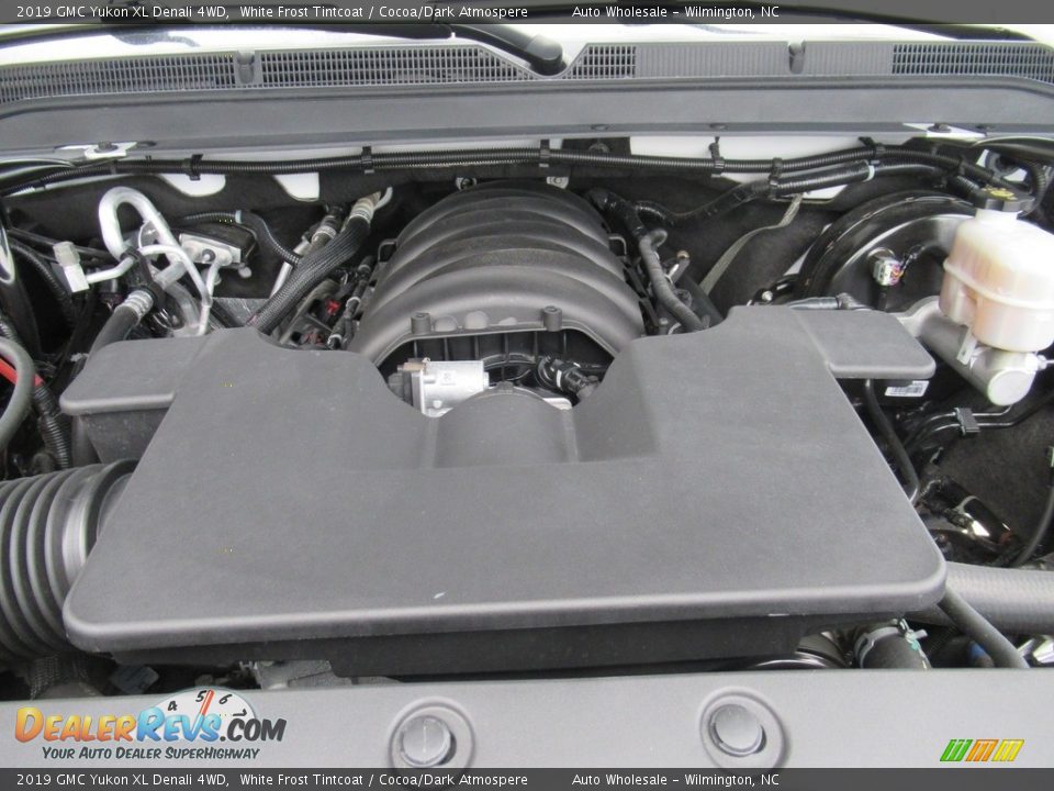 2019 GMC Yukon XL Denali 4WD White Frost Tintcoat / Cocoa/Dark Atmospere Photo #6