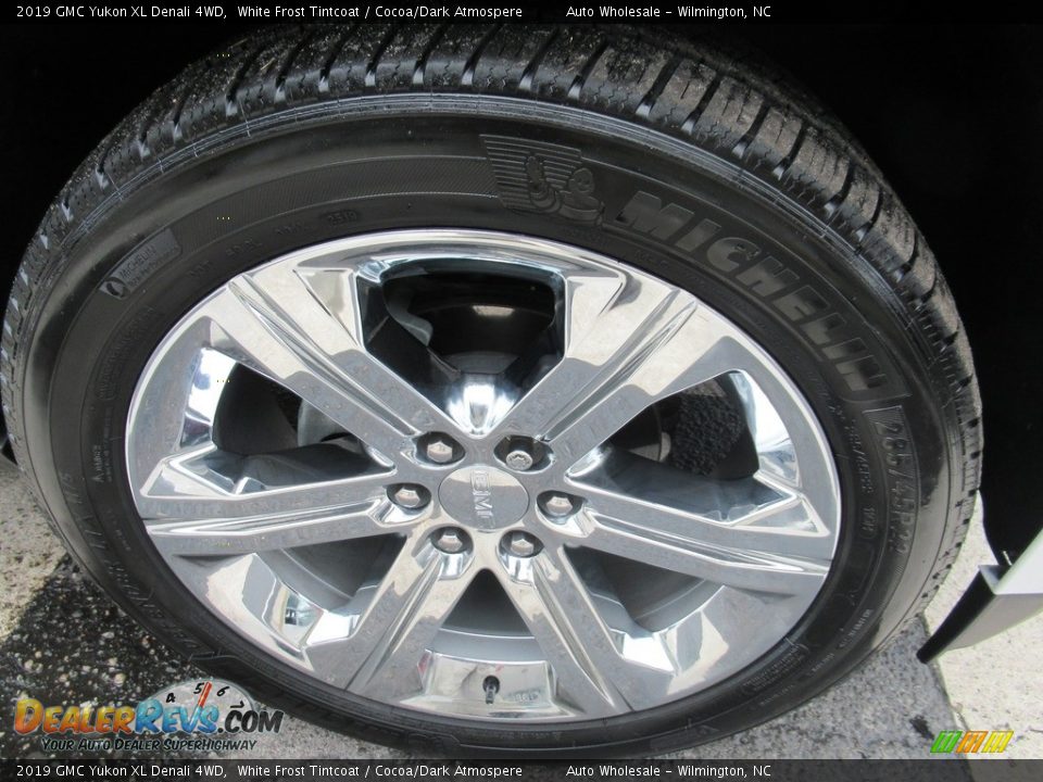 2019 GMC Yukon XL Denali 4WD White Frost Tintcoat / Cocoa/Dark Atmospere Photo #7