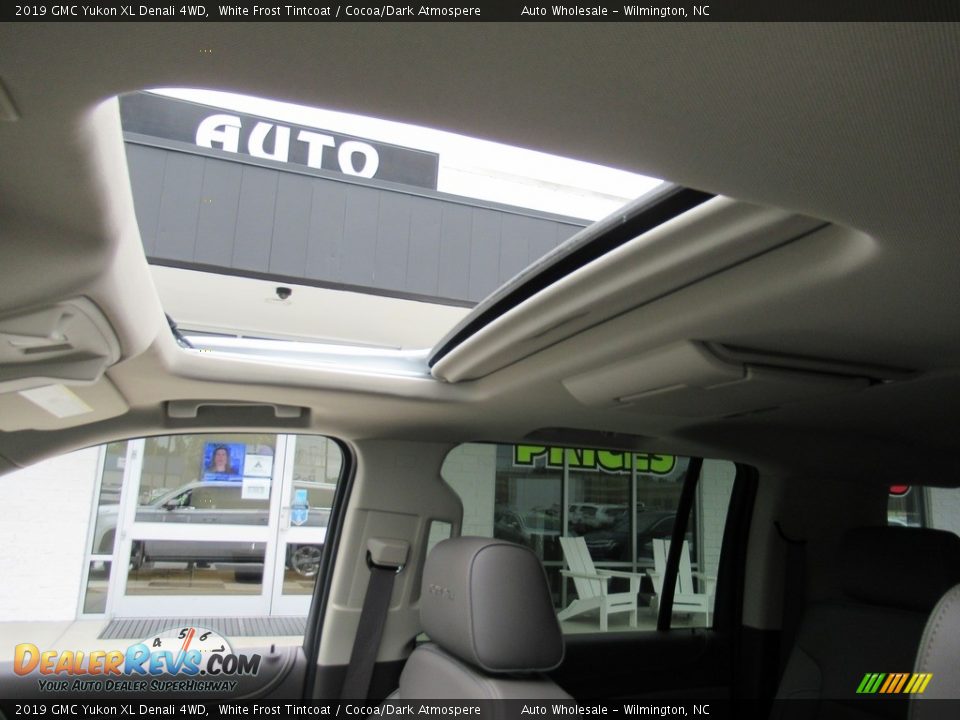2019 GMC Yukon XL Denali 4WD White Frost Tintcoat / Cocoa/Dark Atmospere Photo #11